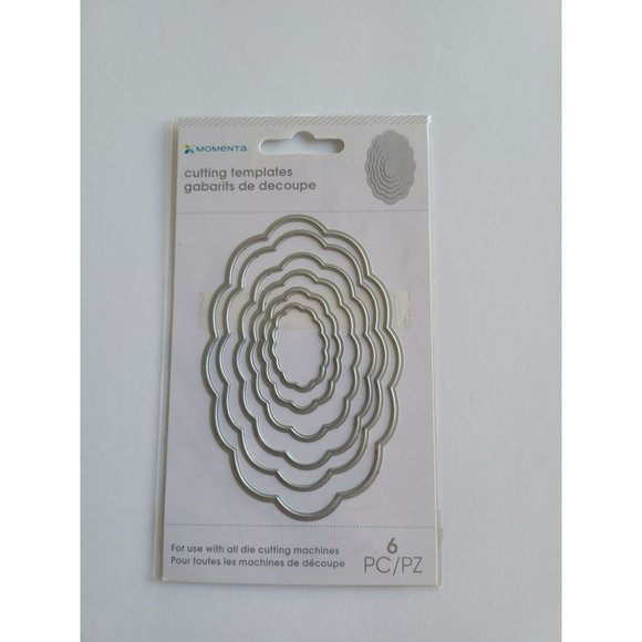 Momenta Dies-Nested Scallop Ovals Frames Rare! Retired! Super Versatile! HTF - Picture 3 of 3